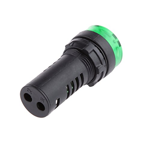 LED Blitz Signalleuchte Signallampe Kontrolllampe Mit Summer Ad16-22sm 12V – Grün - 3