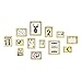 Produktbild MG Multi Bilderrahmen Wand 13 Rahmen Hintergrund Wand Dekoration Display Foto Wohnzimmer Schlafzimmer Restaurant Collage Manuelle Kombination Rahmen Gelb Bilderrahmen 151 * 77CM