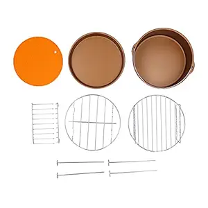 Steaming Rack, Easy to Clean Pizza Pan for 4.8?6.3QT for All Standard Air Fryer