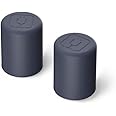 BrüMate Magnetic Straw Caps - Silicone Straw Caps 2 pack - Compatible with All Era and Resa Tumblers (Nightfall Blue)