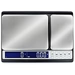 Smart Weigh Culinary Kitchen Scale 10kg x 0.01g, Digital Food Scale with Dual Weight Platforms for Baking, Cooking, Food, and Ingredients