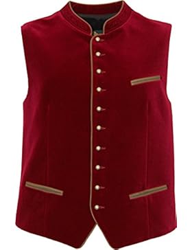 Hammerschmid Trachten Weste Samt Gilet Albrecht in drei Farben