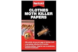 RENTOKIL Clothes Moth Killer Papers - Pack of 20