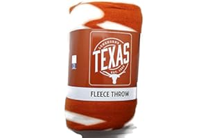 Northwest NCAA Texas Longhorns Couverture Polaire 127 x 152,4 cm Campagne