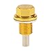 Produktbild M12x1.25 Eloxiert Magnetmotorlwanne Ablassschraube Stecker - Gold
