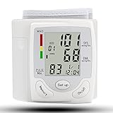 Oberarm Blutdruckmessgerät Elektronisches Handgelenk-Blutdruckmessgerät mit hoher Genauigkeitsmessung Arrhythmie-Anzeige Leichte Lesbarkeit WHO Ampel-Farbskala