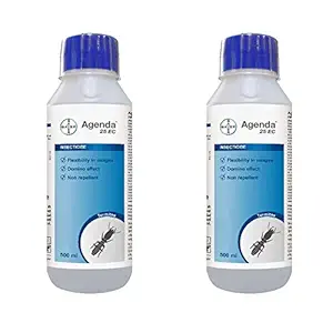 AllOut India Bayer Agenda - Use for Anti Termite Control Pre Construction & Post Construction (500ml) - Pack of 2 Pieces.