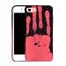 Produktbild For iPhone 6/6S Hülle, Skitic Discoloration Thermal Heat Induction Phone Case PU Exclusive Magical Design Heat Sensitive Cover Matte Handy Schutzhülle für Apple iPhone 6/6S 4,7 Zoll (Schwarz zu Rot)