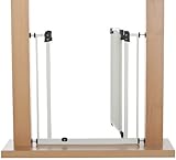 Impag Türschutzgitter Treppenschutzgitter 62 – 212 cm selbstschließend – zum Klemmen – ohne Bohren Swing + 10 Weiß - 4