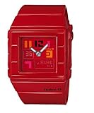 Baby-G World Time Chronograph Red Dial Damenuhr # BGA200PD-4B