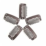 Los clips de alta calidad son adecuados para extensiones de clip o peluca y están disponibles en varios colores.