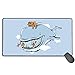 Price comparison product image Gameiiak Animal Whale Gaming Mouse Mat Extended & Extra Large Mouse Pad