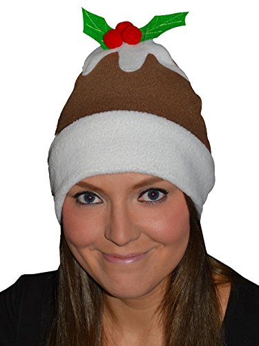 Adult Christmas fleece Pudding Hat: Buy 
