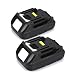 Produktbild [2-Pack] Energup 18V/2,0Ah Li-ion Werkzeugakku passend für Makita BL1815, BL1820, BL1830, BL1835, BL1840, BL1845, 194205-3, 194309-1