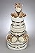 Luxury Unisex Baby Boy Girl Three Tier Nappy Cake with Cute Giraffe New Born Baby Shower Gift