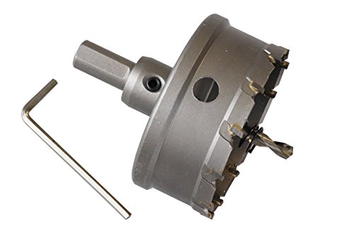 HM Lochsägen Lochbohrer Metallbohrkronen Trägerbohrer VA V2A V4A Blech Ø 80mm