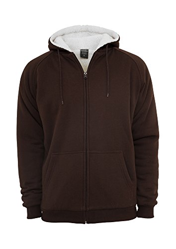 Urban Classics Winter Zip Hoody Herren Zip Hoodie Braun Urban Classics Winter Zip Hoody Herren Zip Hoodie Braun