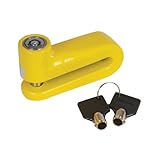 Incluye 2 llaves Silverline 932434 Candado para moto Pasador 10 mm