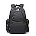 Produktbild Bison Denim Baby Wickelrucksack Wickeltasche mit Wickelunterlage Multifunktional Babytasche Canvas Kein Formaldehyd Reisetasche für Unterwegs (Schwarz)