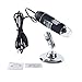 Produktbild Hermosairis 1600X HD elektronische Lupe Handheld Digital Mikroskop industrielle medizinische Lupe USB-Mikroskop mit Metallständer