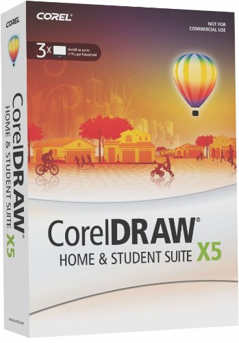 Corel DRAW Home & Student Suite X5, up to 3 PCs (PC)