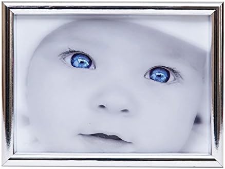 Memorie 1/ 2-inch Thick Cushion Frame for 6 x 8-inch Photos, Silver
