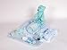 Gift Wrapped Blue Baby Shower Hamper - 12 Newborn Essentials