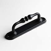 Siyah Metal Kapı &Ccedil;ekme Kolu 12 cm Dolap Saclı Mobilya Dolap &Ccedil;ekmece Tutamağı Kulp Kulpları