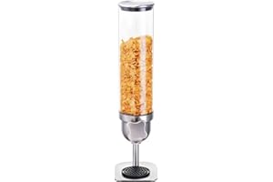 Leone srl Dispenser Cereali in Vetro E Acciaio LT.1,8 Colazione
