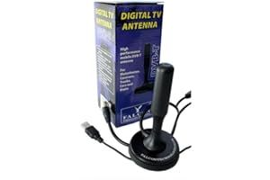 FALCON WORLD CLASS TECHNOLOGY Falcon Amplified Portable Magnetic Mount DTV Aerial for Caravans and Motorhomes (Amplified)