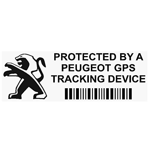 Platinum Place - Adhesivo para coche (5 unidades, para ventana, 87 x 30 mm, para Rover 25, 45, 75, 400, 800), diseño para avisar del dispositivo de seguimiento GPS de Rover