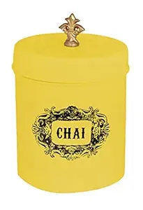 Elan Stainless Steel Container- 0.5 liter, 1 Piece, Yellow