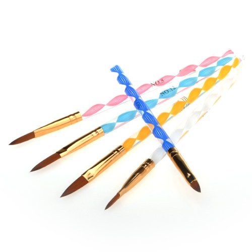 5X Größe Acryl Gel nagel Pinsel set Set Nail Art NEU nagel stift - 2