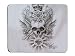 Produktbild Skull Mouse Pad Grey Skull Background Customized Rectangle Non-Slip Rubber Mouse Pads Gaming Mouse Pad(300mm x 250mm)