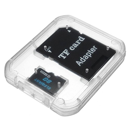 ELEGIANT 8GB Micro SD TF Karte Speicherkarte Speicher Memory Flash Card Class 10 Secure Digital High Speed Flash mit SDHC Adapter - 5