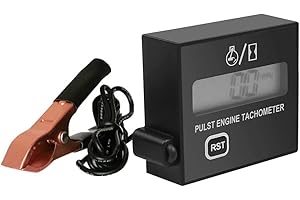 ADDLIVE Induktiver Drehzahlmesser Digitaler Drehzahlmesser, Drehzahlmesser 2 takt, Drehzahlmesser Motorsäge, Drehzahlmesser für Kettensägen, Rasenmäher und Motorräder, Batterie Austauschbar