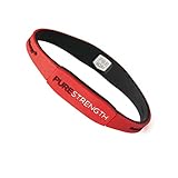 Power Balance Energy® 7 Colours - Pure Strength Ionic Health Wristband Negative Ion infused Magnetic Germanium Bracelet / Energized exclusive magnet / negative ion / health bracelet - Certified - With titanium, germanium, ceramic, tourmaline (negative ions) - All Sizes, All Colours on drop down menu Small, Medium or Large