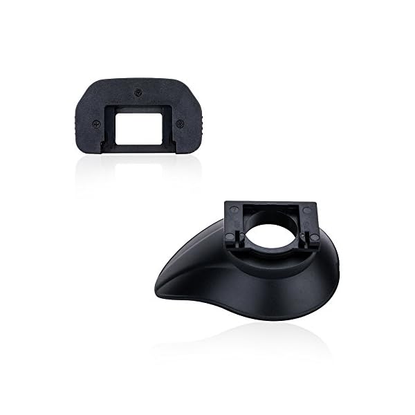 JJC Eyecup ocular visor para Canon EOS 5d mark ii 6d Mark II 6d 5d 80d 70d 60Da 60d 50d 40d 30d 20DA 20d 10d D60 D30 A2E A2 reemplazar Canon EB 2 estilo - Image 3
