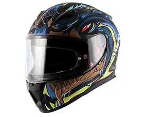 Axor Street Okami Dull Black Blue Helmet-M