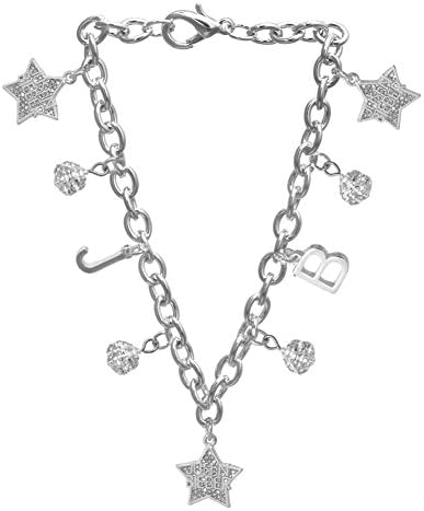 Justin Bieber Crystal Star Charm Bracelet