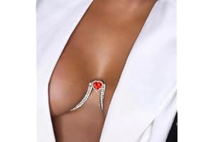 Sethain Bohème Cristal Chaîne de poitrine Argent Amour Strass Chaînes de soutien-gorge Bikini Bijoux de fête pour les femmes et les filles