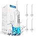Price comparison product image morpilot Water Flosser for Teeth,Dental Floss with 4 Jet Nozzles and 200ml Reservoir,IPX7 Waterproof USB Rechargeable 3 Water Pressure and FDA Approved