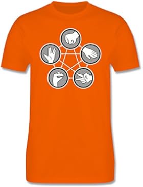 Up to Date Kind - Rock Paper Scissors Lizard Spock - Schere Stein Papier Echse Spock - Kinder T-Shirt
