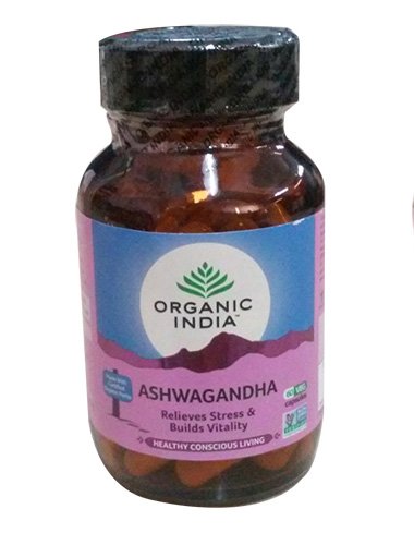 Organic India Ashwagandha 60 Cápsulas