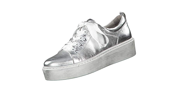 plateau sneaker silber