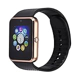 MLOVESIE GT08 Bluetooth Bluetooth Smart Watch Armbanduhr mit Kamera simh mit NFC Handy Mate für Android (Full Funktionen) Samsung S5 S6 Note 4 Note 5 HTC Sony LG und iPhone 5 5S 6 6 Plus