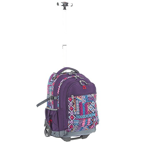 Preisvergleich Produktbild Take It Easy Rucksack Trolley BARCELONA Aztec lila 499059 aztec lila