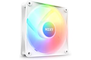 ‎NZXT NZXT F120 RGB Core - 120 mm wentylator RGB montowany w piaście - 8 indywidualnie sterowanych diod LED - półprzezroczyste łopatki wentylatora - łożysko hydrodynamiczne - sterowanie PWM - biały