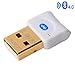 Produktbild Bluetooth 4.0 USB Adapter, Karlowitsch Pugo Top® Bluetooth 4.0 USB Adapter für PC mit vergoldet 10/USB, Bluetooth Sender und Empfänger für Windows 8.1/8/7/Vista - Plug und Play für Win 7 und vor weiß