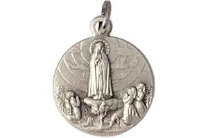 I G J MEDAGLIA MADONNA DI FATIMA - OUR LADY OF FATIMA MEDAL